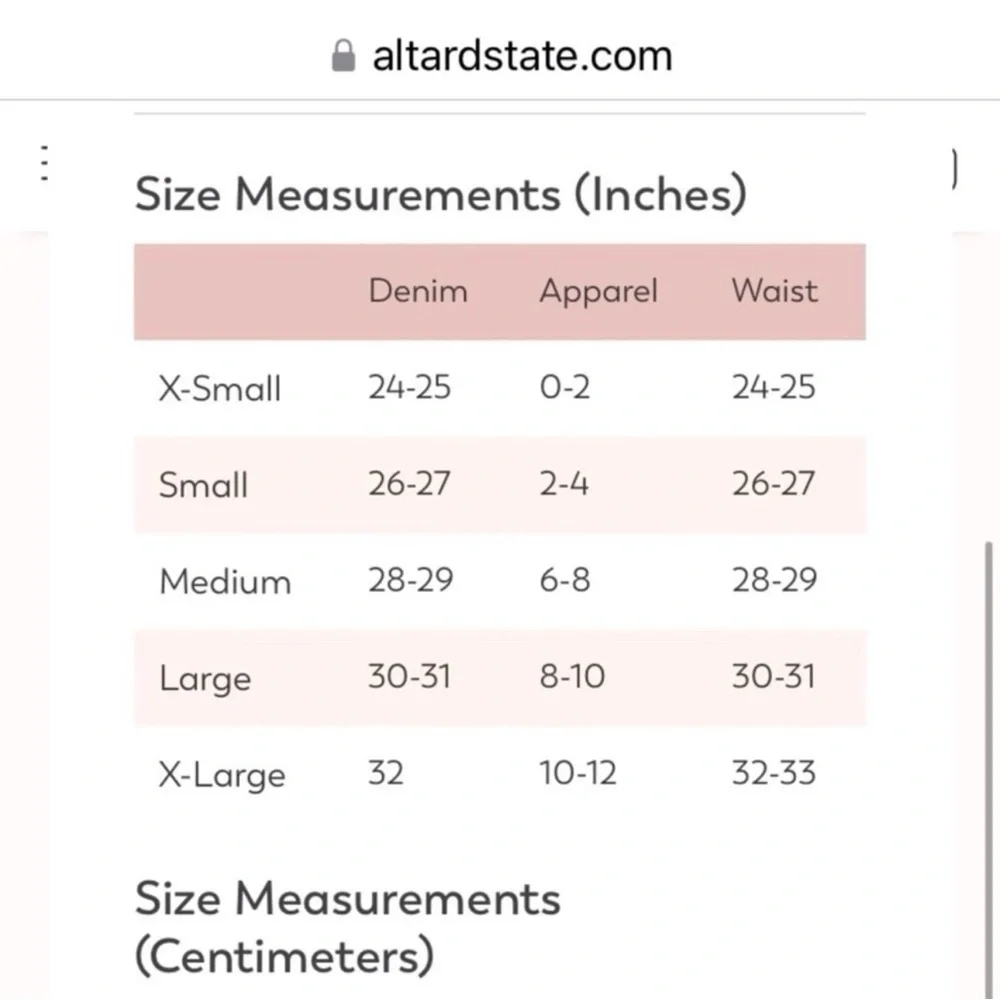Altar’d State 31 (L 8-10) High Rise Denim Women’s Shorts Exposed Button Fly